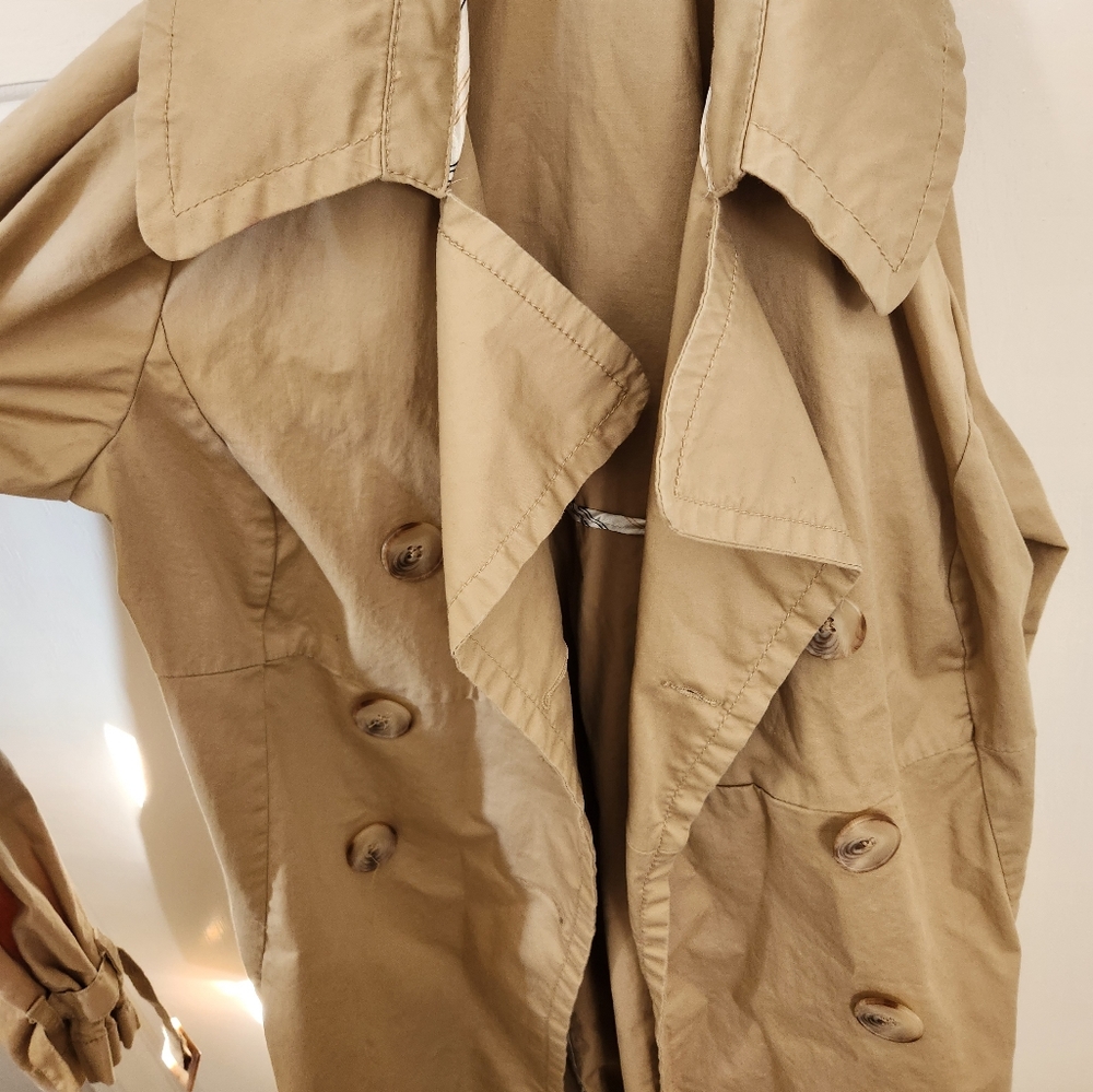 Old navy khaki trench coat